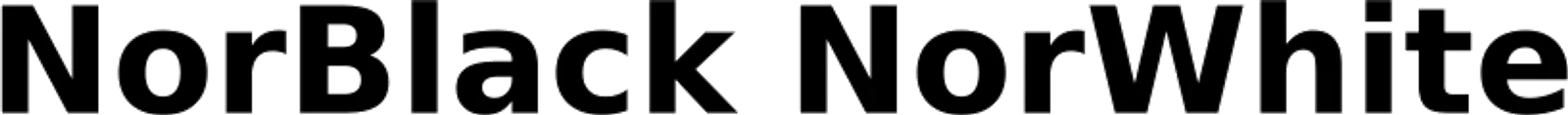 NorBlack NorWhite