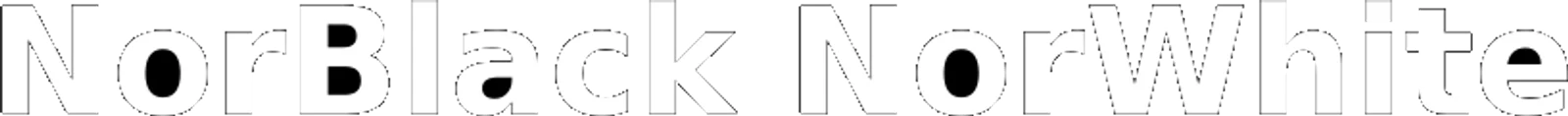 NorBlack NorWhite