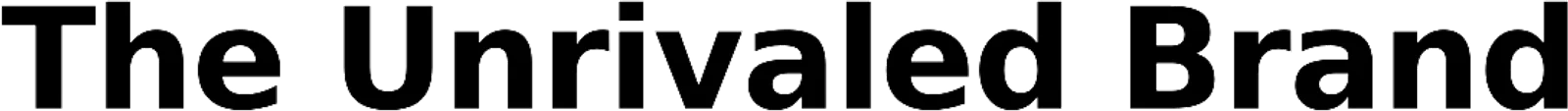 The Unrivaled Brand